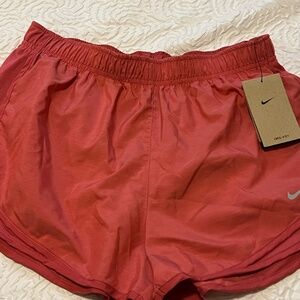 Women's Coral Nike Running Shorts
